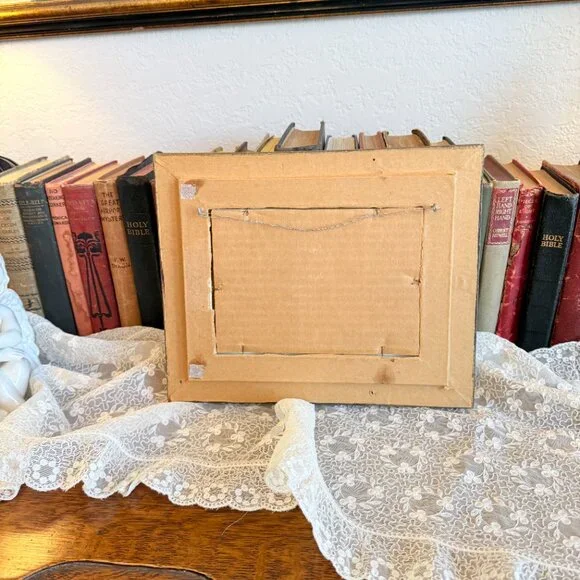 SOLD 1960's Currier & Ives "American Homestead Spring" Framed Lithograph - Picture 10 of 14